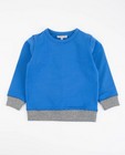 Sweaters - Donkerblauwe sweater met rugdetail
