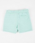 Shorts - Mintgroene sweatshort 