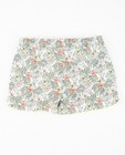 Shorts - Sweatshortje met tropische print