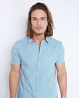 Hemden - Donkerblauw hemd met grafische print