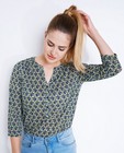 T-shirts - Blouse met abstracte print