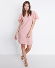 Kleedjes - Roze jurk van linnenmix Soft Rebels