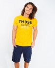 Oranje T-shirt met opschrift - null - Tim Moore