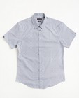 Hemden - Turkoois hemd met allover print