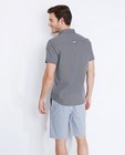 Hemden - Slim fit hemd met grijze print