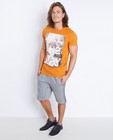 Oranje T-shirt met fotoprint - null - Quarterback