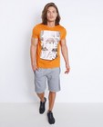 T-shirts - Oranje T-shirt met fotoprint