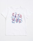 T-shirts - Wit T-shirt met octopusprint