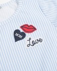 Hemden - Gestreepte blouse met patches