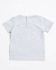 T-shirts - Wit T-shirt met snor BESTies