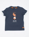 Nachtblauw T-shirt met print - null - Newborn 50-68