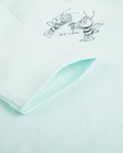 T-shirts - IJsblauwe longsleeve Maya