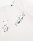 T-shirts - Witte longsleeve met print Maya
