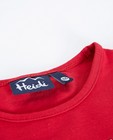 T-shirts - Rode longsleeve met print Heidi