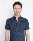 Chemises - Roomwit hemd met vogelprint