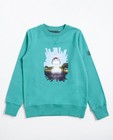 Smaragdgroene sweater met print I AM - null - I AM