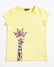 Geel T-shirt met girafprint I AM - null - I AM