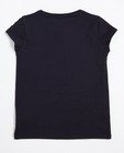 T-shirts - Zwart T-shirt met glitterprint I AM