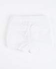 Shorts - Witte katoenen short 