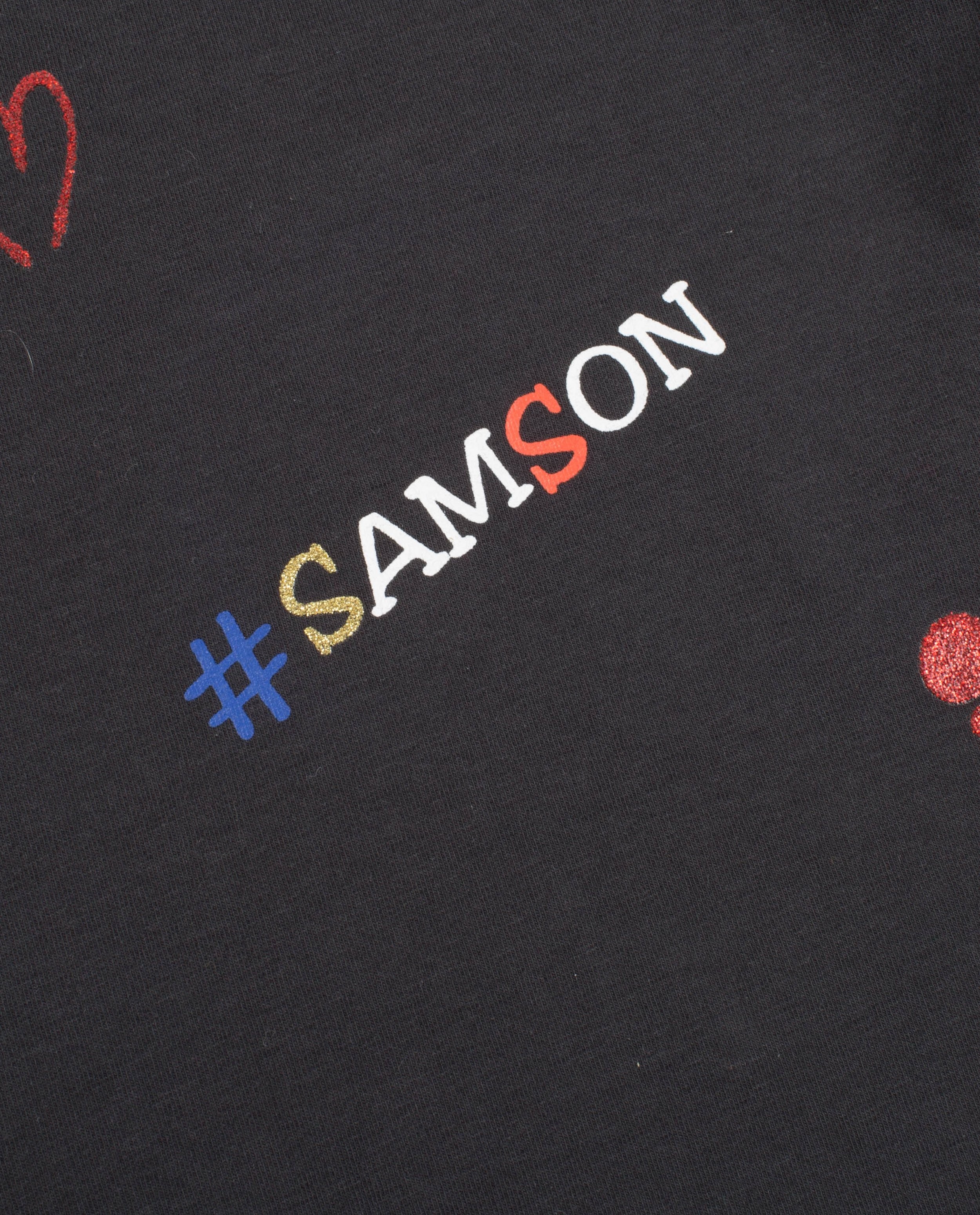 T-shirts - Lichtrode coltrui met print Samson