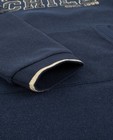 Robes - Nachtblauwe sweatjurk met pailletten