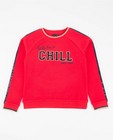 Rode sweater met pailletten - null - JBC