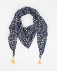 Sjaal met florale print - in donkerblauw - JBC