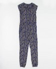 Donkerblauwe jumpsuit, florale print - null - JBC