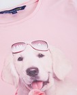 T-shirts - T-shirt rose avec une impression de chien I AM