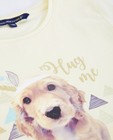 T-shirts - Geel T-shirt met hondenprint I AM