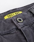 Grijze jeansshort met patches