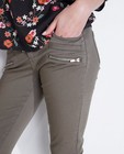 Pantalons - Kaki broek met enkellengte