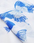 Breigoed - Witte sjaal met vlinderprint