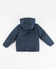 Manteaux - Donkerblauwe jas met fleece 
