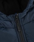 Jassen - Donkerblauwe jas met fleece 
