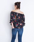 Chemises - Beige blouse met florale print