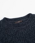 Truien - Donkerblauwe gebreide trui