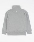 Sweats - Grijze sweater met bouclé print