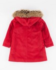 Jassen - Rode mantel met imitatiebont