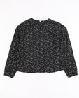 Hemden - Zwarte blouse met print BESTies