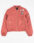 Baksteenrode bomber met patches - null - JBC