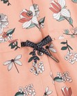 Kleedjes - Poederroze jurk met florale print