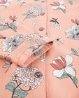 Chemises - Poederroze hemd met florale print