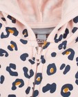Jumpsuit - Lichtroze pyjamapak, luipaardprint