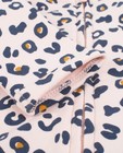 Jumpsuit - Lichtroze pyjamapak, luipaardprint