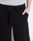 Pantalons - Zwarte soepele culotte 