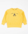Gele sweater met grappige print - null - JBC