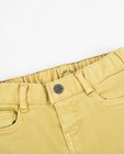 Broeken - Mosterdgele skinny jeans 