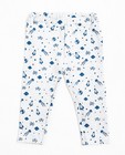 Nachtkleding - Lichtgrijze pyjama met ruimteprint