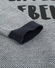 Truien - Zwart-witte fijngebreide trui